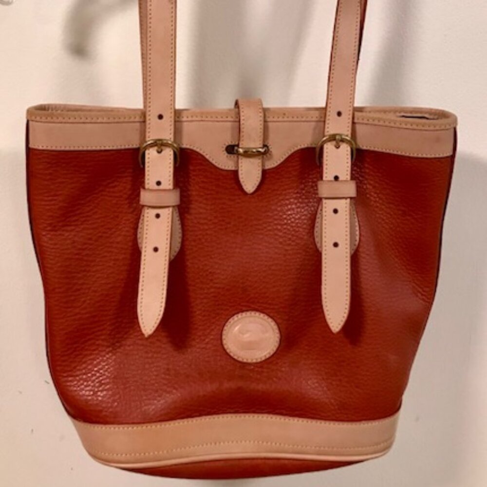 Vintage Dooney & Bourke Orange tote